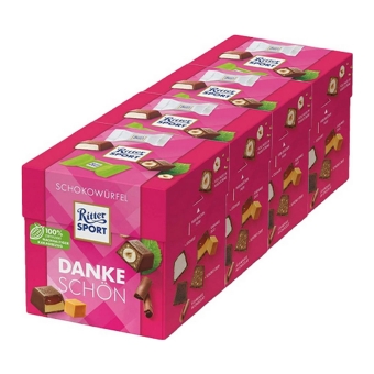 Ritter Sport - Chocolate Cubes Danke Schön - 4x 176g