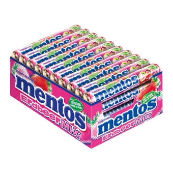 Mentos - Strawberry Mix - 40 Rolls