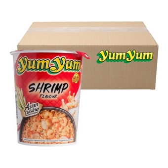 Yum Yum - Instant Noodles Shrimp - 12 Cups