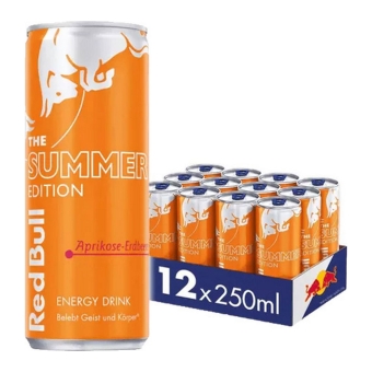 Red Bull - Summer Edition (Apricot Strawberry) - 12x 250ml