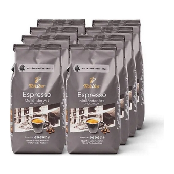 Tchibo - Espresso Mailänder Art Beans - 8x 1 kg