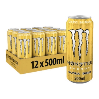Monster Energy - Ultra Gold Zero Sugar - 12x 500ml