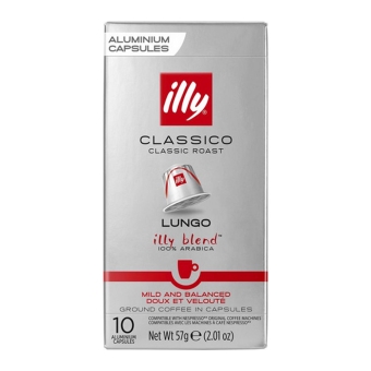 Illy - Classico Lungo coffee capsules - 10 capsules