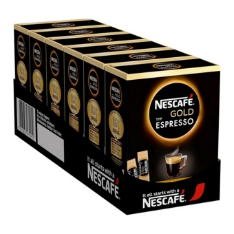 Nescafé - Gold Espresso Instant coffee - 6x 25 Sticks