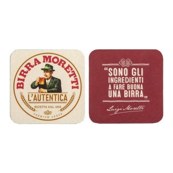Birra Moretti - Beer Mats - 100 pcs.