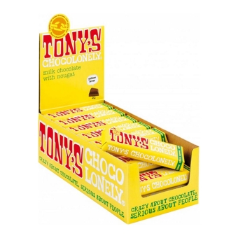 Tony's Chocolonely - Milk nougat - 35x 47g