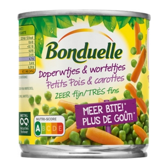 Bonduelle - Peas & Carrots very fine - 12x 150g