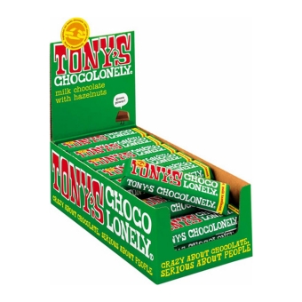 Tony's Chocolonely - Milk hazelnut - 35x 47g