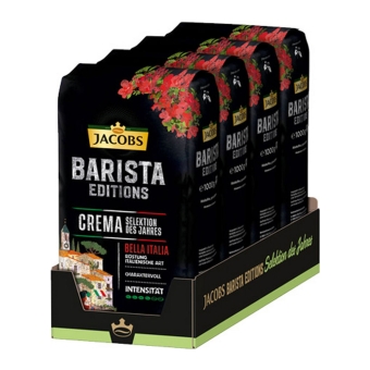 Jacobs - Barista Editions Selektion des Jahres Crema Bella Italia Beans - 4x 1kg