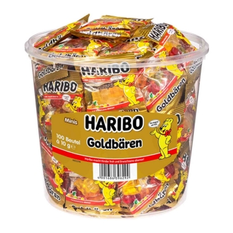 Haribo - Gold bears - 100 Mini bags