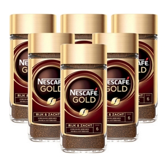 Nescafé - Gold Instant coffee - 6x 200g