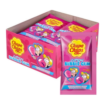 Chupa Chups - Cotton Bubble Gum Tutti Frutti - 12 pcs