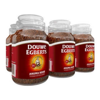 Douwe Egberts - Aroma Red Instant Coffee - 6x 200g