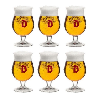 Duvel - Beerglass 330ml - Set of 6