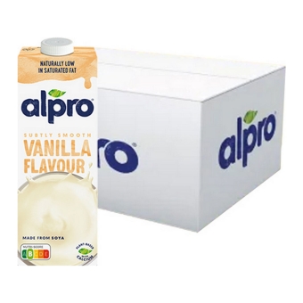 Alpro - Soya Drink Vanilla - 4x 1ltr