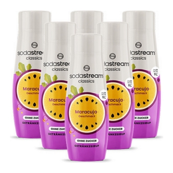 SodaStream - Passion fruit Sugar Free Syrup - 6x 440ml