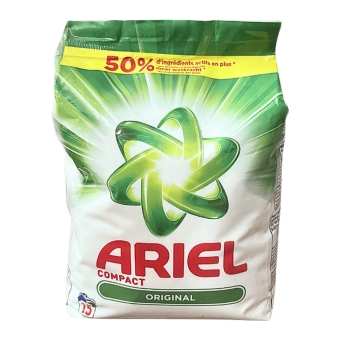 Ariel - Compact Original Laundry detergent 15 Washes - 1125g