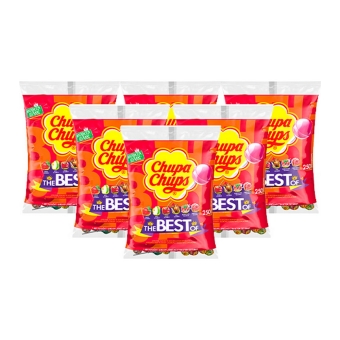 Chupa Chups - Lollipops The Best Of (Refill bag) - 6x 250 pcs