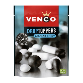 Venco - Droptoppers Salmiak Mint - 10 x 225 gram