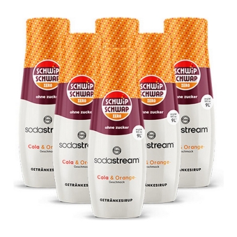 SodaStream - Schwip Schwap  Sugarfree Syrup - 6x 440ml