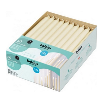 Bolsius - Household Candle - 290/22 - Ivory - 50 pieces