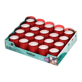 Bolsius - Relight red candles - Refill 20 pieces