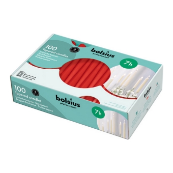 Bolsius - Gothic Candles - Red - 100 pieces