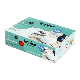 Bolisius - Twilight Candle - Red - 12 pieces