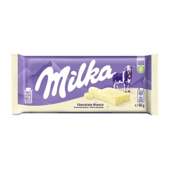 Milka - Wit Flowpack - 24x 90g