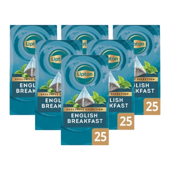 Lipton - Exclusive Selection English Breakfast Tea - 6x 25 Tea bags