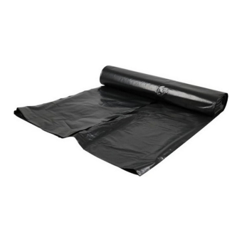Afvalzak - Zwart 65/25x140cm T70 Zwart - 100 stuks