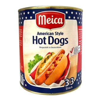 Meica - American Style Hot Dogs - 33 Sausages