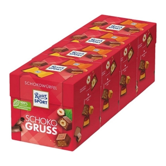 Ritter Sport - Schokowürfel Schokogruss - 4x 176g