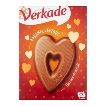 Verkade - Chocolate Heart Caramel seasalt - 135g