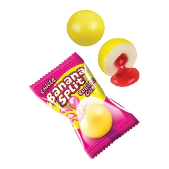 Fini - Banana Split Bubble Gum - 200 pcs