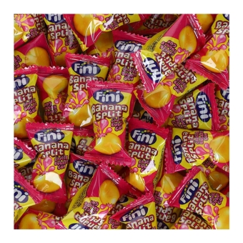 Fini - Banana Split Bubble Gum - 200 pcs
