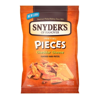 Snyder's of Hanover - Soh Cheddar Cheese Pretzel Pieces - 10 x 110 grams