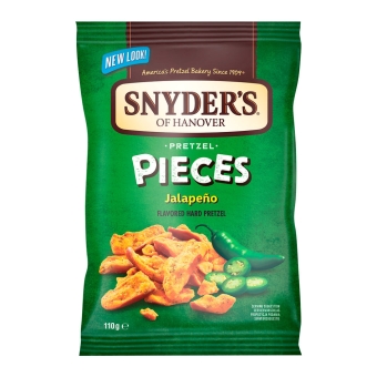 Snyder's of Hanover - Soh Jalapeño Pretzel Pieces - 10 x 110 grams