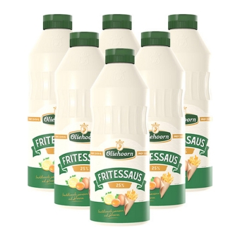 Oliehoorn - Fritessauce 25% - 6x 900ml