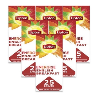 Lipton - Feel Good Selection English Breakfast Tea - 6x 25 Tea bags