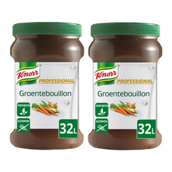 Knorr Professional - Vegetable Broth Jelly (for 32ltr) - 2x 800g