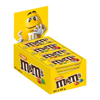 M&M's - Peanut - 24 bags