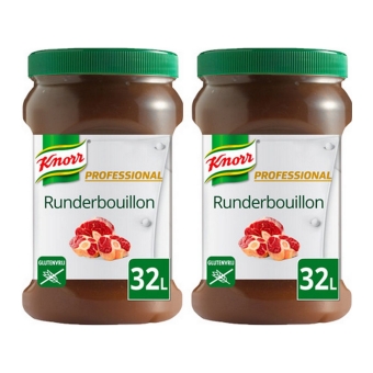 Knorr Professional - Beef Broth Jelly (for 32ltr) - 2x 800g