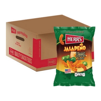 Herr's - Jalapeno Cheese Curls - 12x 199g