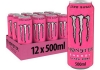 Monster Energy - Ultra Rosa Zero Sugar - 12x 500ml