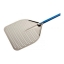 Gi.Metal - Pizza peel Aluminium rectangular perforated (A-32RF) - 33x33 cm