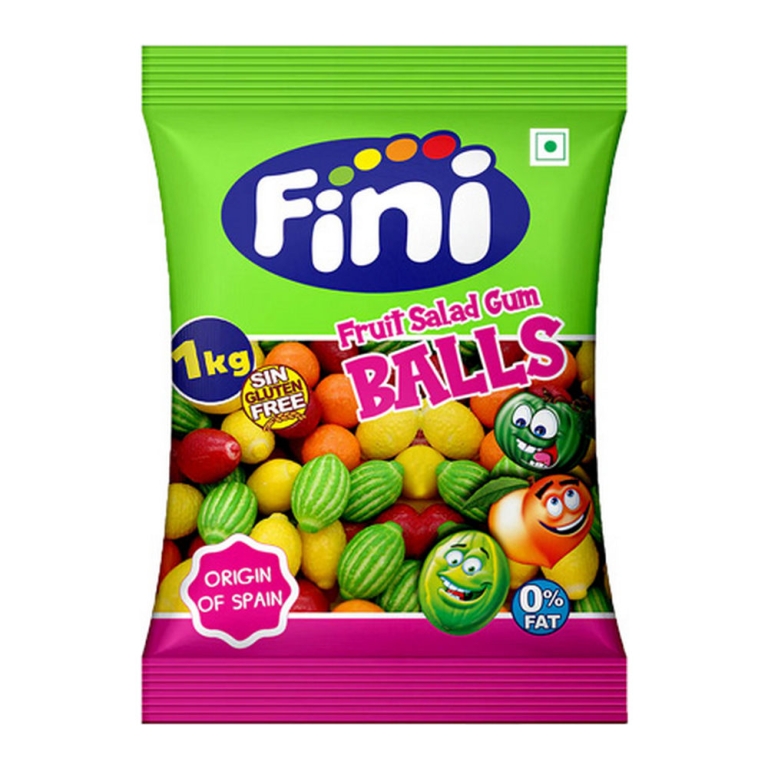 Fini - Fruit Salad Bubble Gum - 1kg