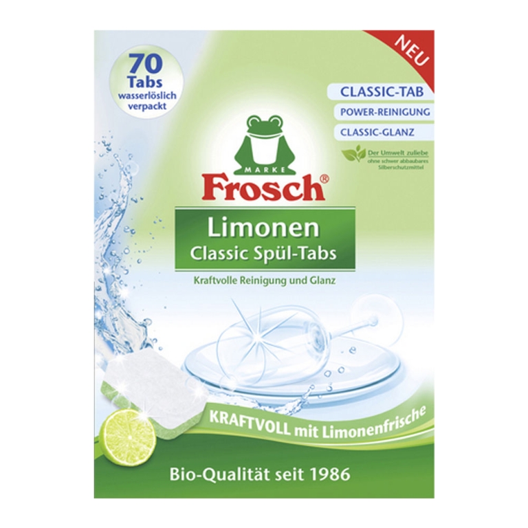 Frosch - Dishwasher Tablets CLassic Lime - 70 tabs