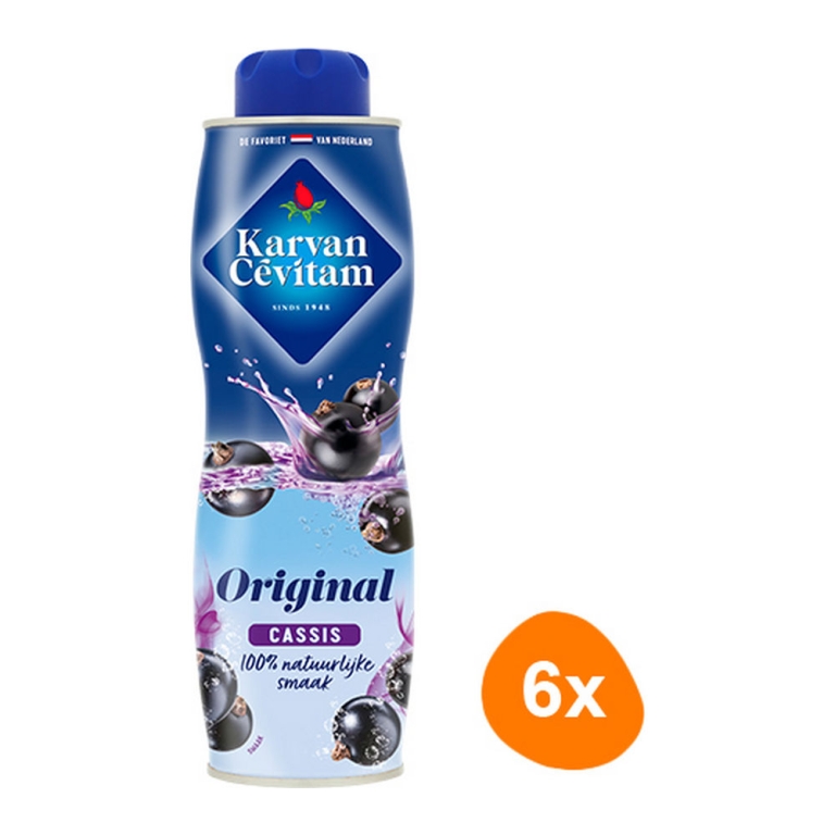 Karvan Cévitam - Cassis - 6x 600ml