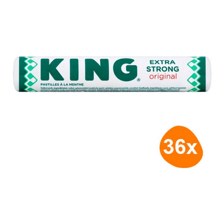 King - Peppermint Extra Strong Original - 36 rolls